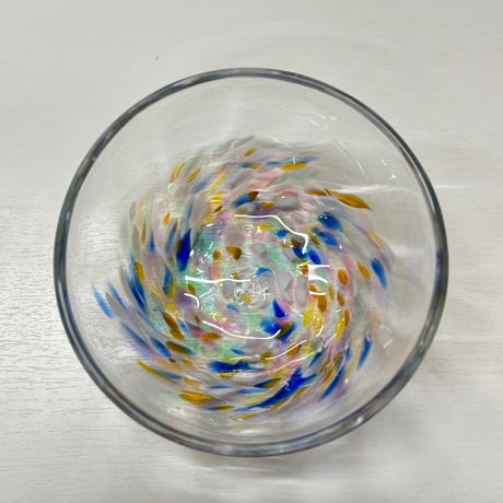 （非耐熱）琉球ガラス　アサイーボウル　カラフル
