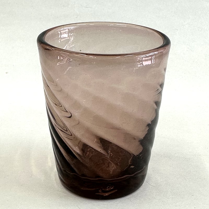 耐熱琉球ガラス グラス小 (波模様） | 耐熱琉球ガラス工房 燈人