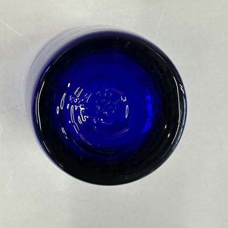 耐熱琉球ガラス　グラス特大(波模様）
