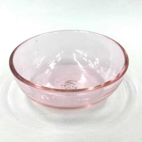 耐熱琉球ガラス　限定カラー「春風ピンク」中鉢