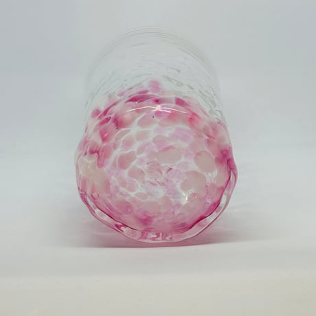 （非耐熱）琉球ガラス　凸凹グラスロングタイプ