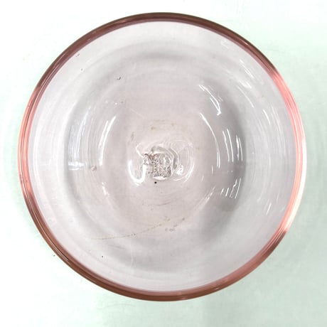 耐熱琉球ガラス　限定カラー「春風ピンク」中鉢