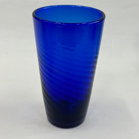 耐熱琉球ガラス　グラス特大(波模様）