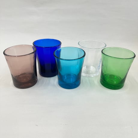 耐熱琉球ガラス　反りグラス