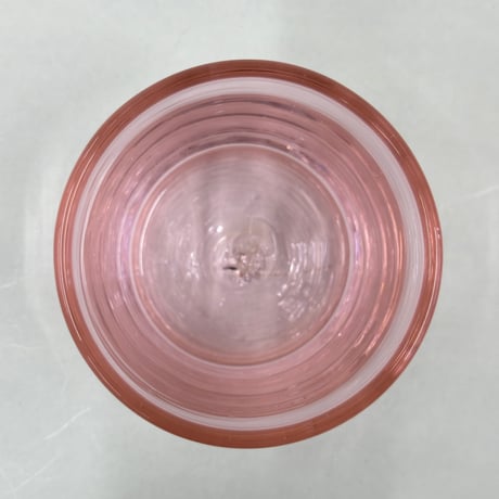 耐熱琉球ガラス　限定カラー「春風ピンク」ロックグラス