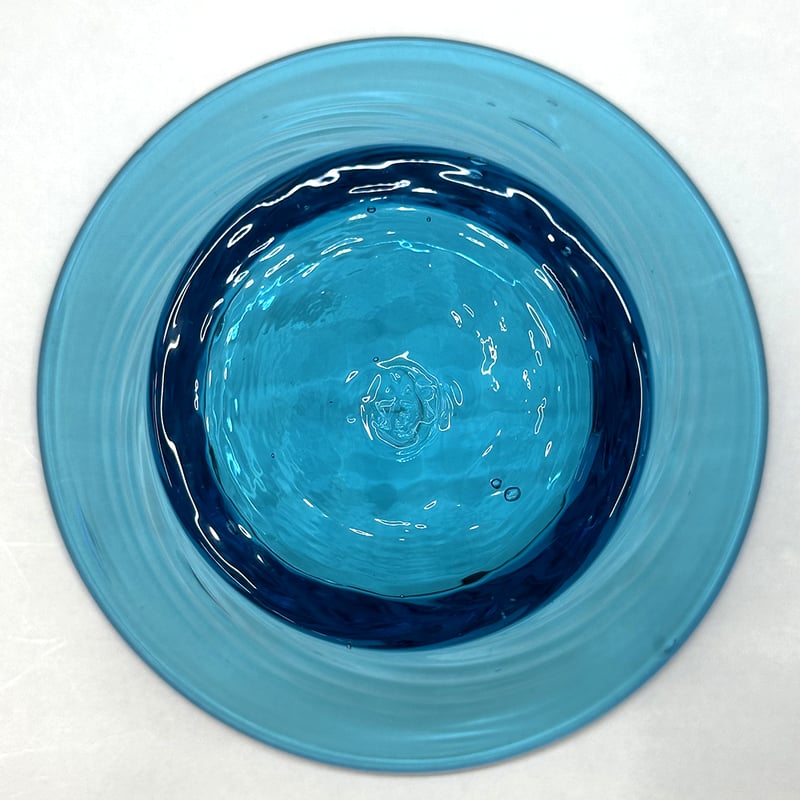 耐熱琉球ガラス 中反り鉢 | 耐熱琉球ガラス工房 燈人-TOMOSHIBITO-