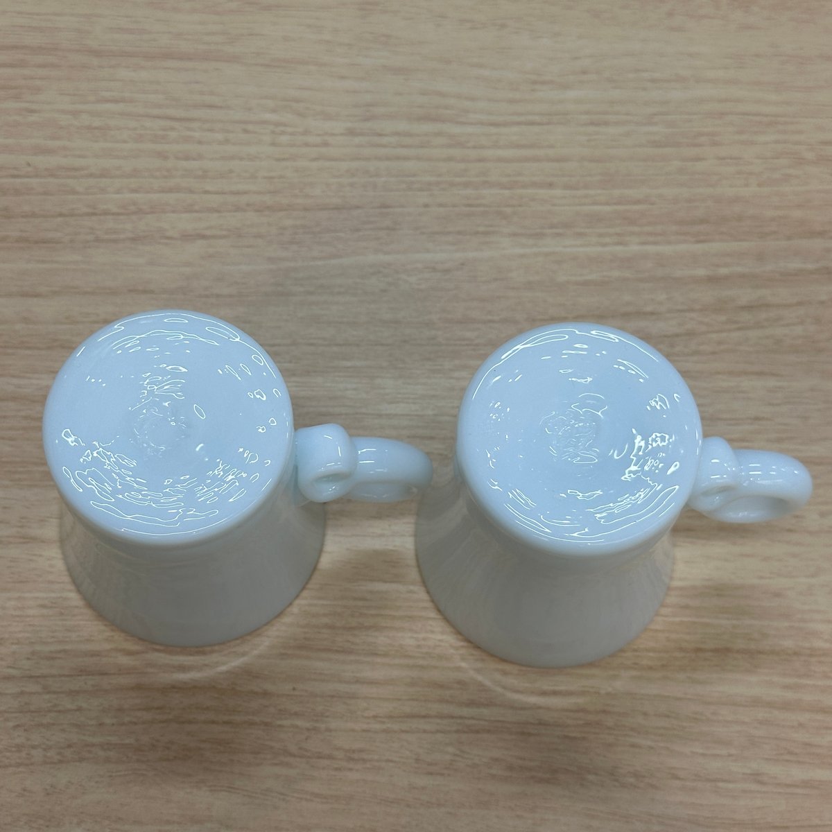 ★レトロ、乳白色 アイスカップ　ガラス、気泡あり⇒3個 耐熱琉球ガラス マグカップ（ミルクホワイト） | 耐熱琉球ガラス工房