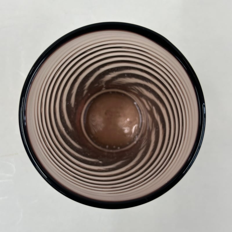 耐熱琉球ガラス グラス大(波模様） | 耐熱琉球ガラス工房 燈人