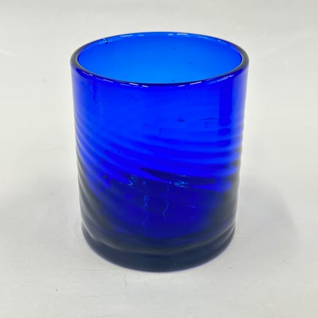 耐熱琉球ガラス　ロックグラス（波模様）
