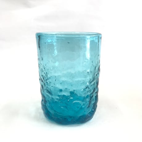 耐熱琉球ガラス　凸凹（でこぼこ）グラス  蓄光タイプ