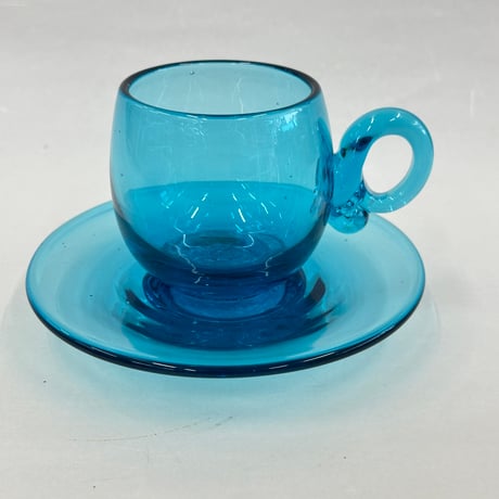 耐熱琉球ガラス　コーヒーカップ＆ソーサー