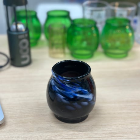 （非耐熱）琉球ガラスランタングローブ （星雲シリーズ） ③