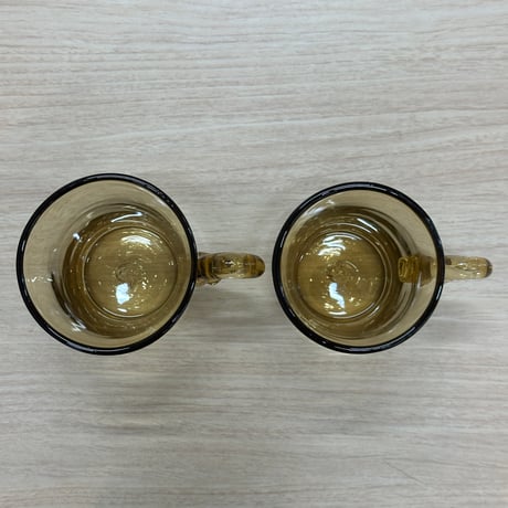 耐熱琉球ガラス　マグカップ（茶色アンバー）