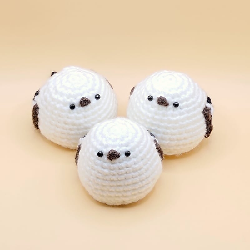 シマエナガのあみぐるみ | ことり番地