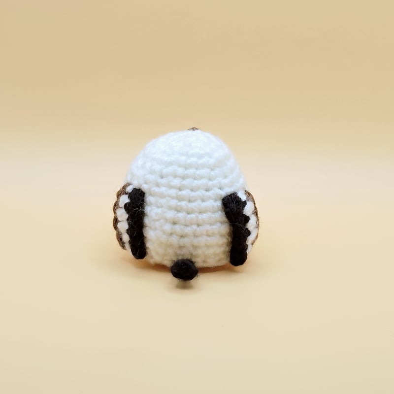 シマエナガ ひまわり 編みぐるみ シマエナガ ひまわり 編みぐるみ