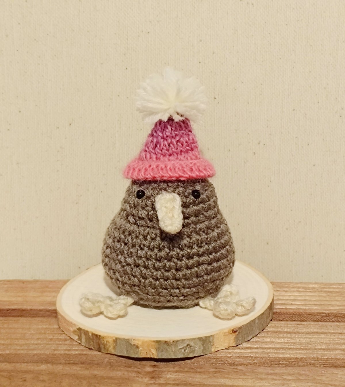 ニット帽付き！キウイのあみぐるみ | ことり番地