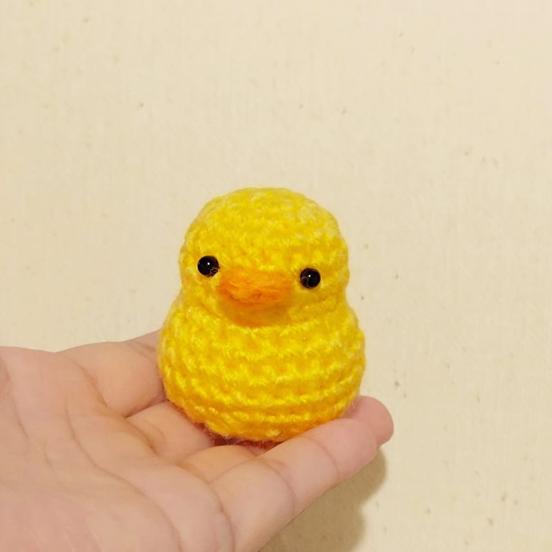 3点セット】アヒルのヒナのあみぐるみ | ことり番地