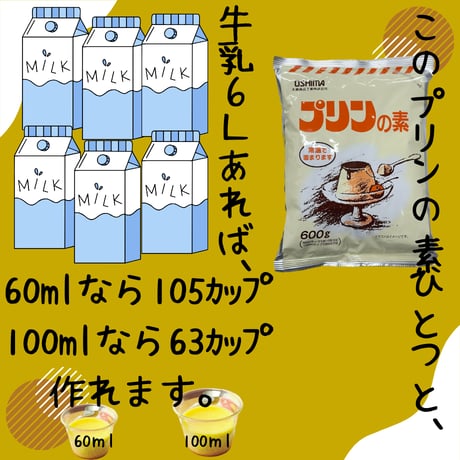コスパ最強！業務用プリンの素