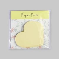 PaperParts　ハート　クリーム