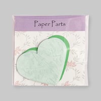 PaperParts　ハート　アサギと若竹