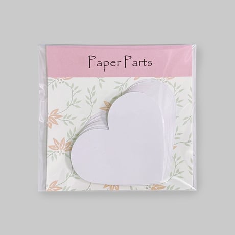 PaperParts　ハート　ホワイト