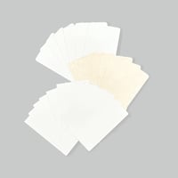 アクセサリー台紙 通常版（ホワイト：0.33ｍｍ）