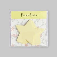 PaperParts　星　クリーム
