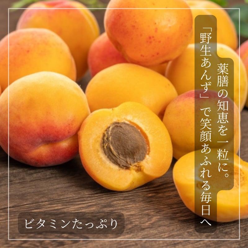 野生あんず（無農薬栽培 無添加）/ 自然の酸っぱさが、私をととのえる