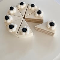 アールグレイとブラックベリーのケーキ
