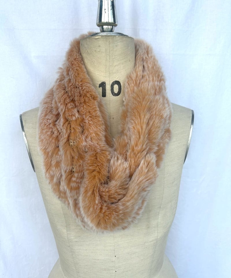 レッキスラビットヤーンスヌード | 小部産業株式会社 毛皮部