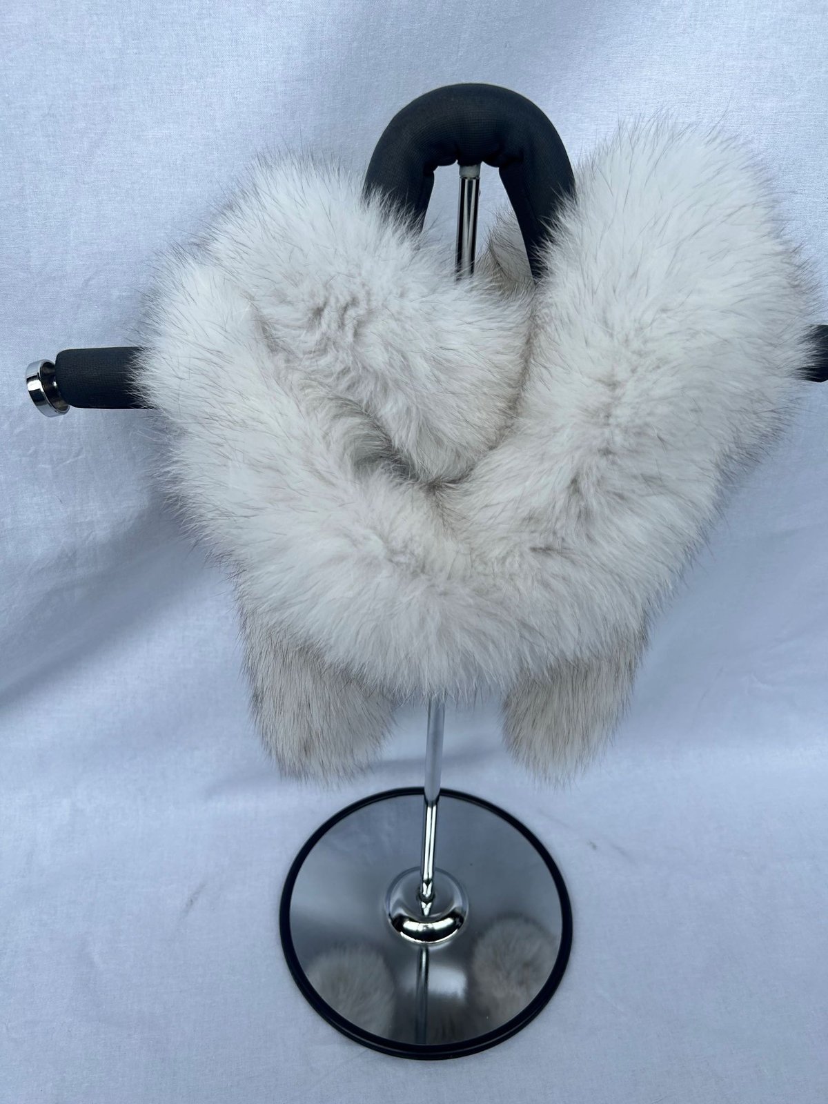 毛皮『顔脚尾付プラチナBlueフォックス140cm”新品 毛皮『顔脚尾付プラチナBlueフォックス140cm”新品