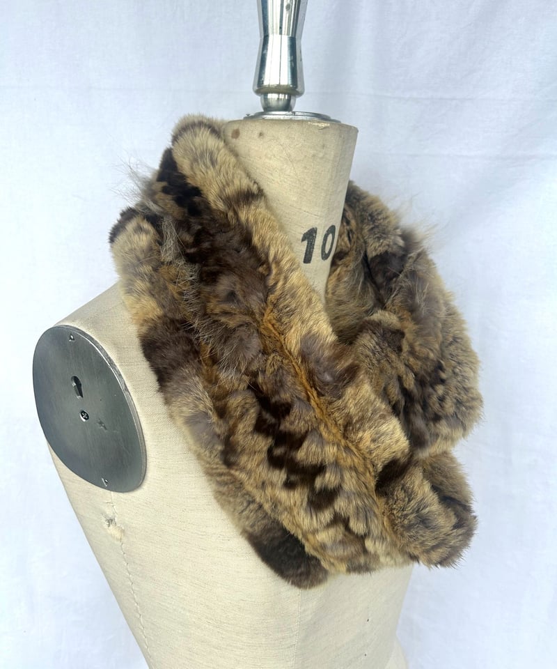 レッキスラビットヤーンスヌード | 小部産業株式会社 毛皮部