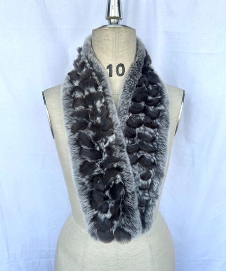 毛皮 リンクスキャット レッキスラビット マフラー 【公式通販】