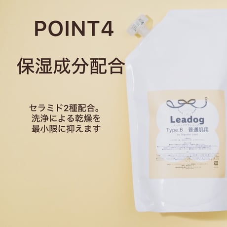 リードッグケアシャンプーType.B 普通肌用 1L
