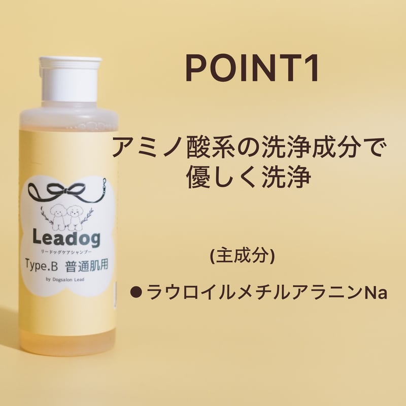 リードッグケアシャンプーType.B 普通肌用 200ml | Leadogネットショップ