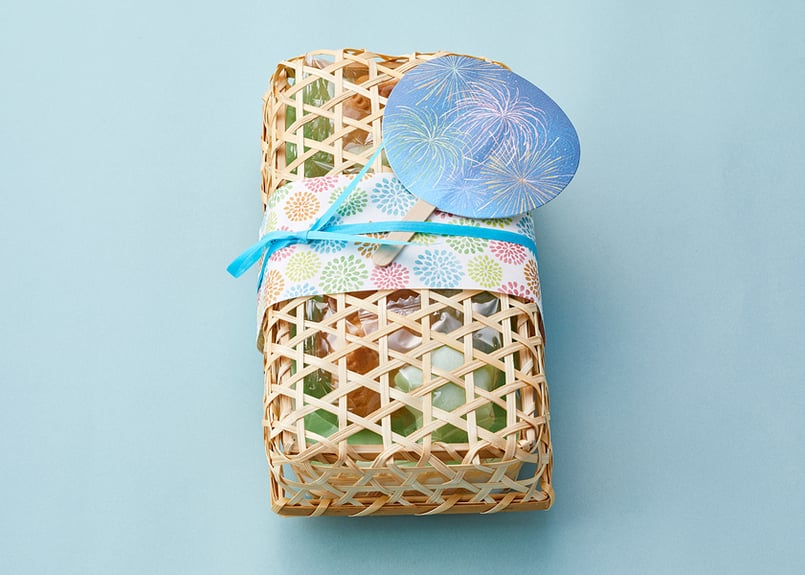 夏もなか（籠入り）MONAKA│NATSU(SUMMER)-KAGO PACKAGE | KU