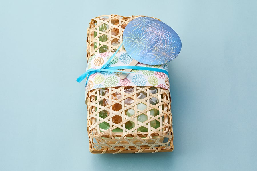 夏もなか（籠入り）MONAKA│NATSU(SUMMER)-KAGO PACKAGE | KU