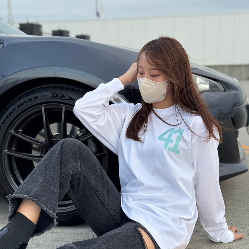 受注生産】しーちゃんロングTシャツ [ホワイト]【🚙オフ会開催記念