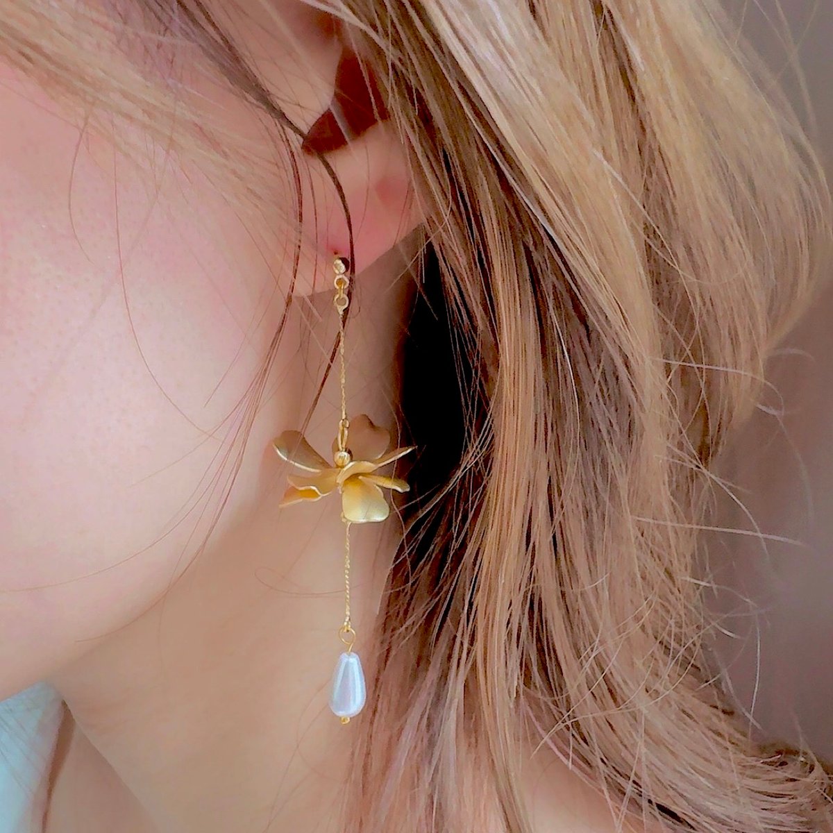 メタルフラワーピアス | Biju by platine メタルフラワーピアス | Biju by platine