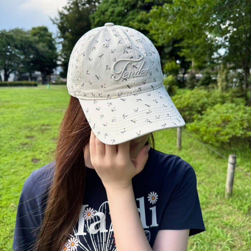 小花柄キャップ | Biju by platine