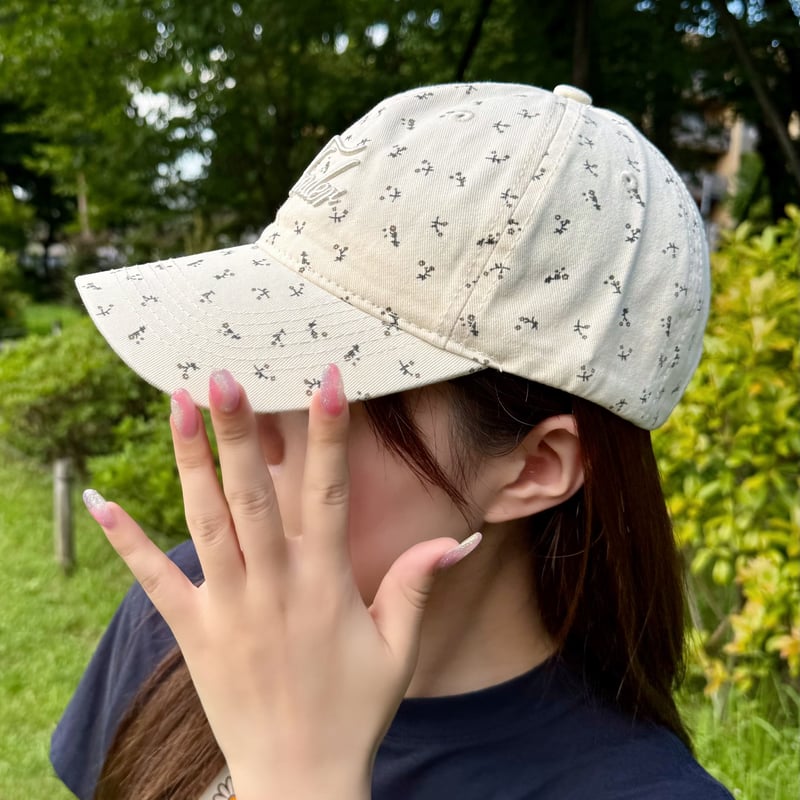 小花柄キャップ | Biju by platine