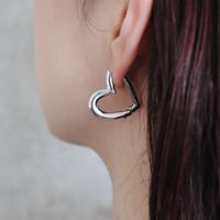 heart hoop pierce