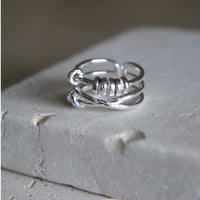 layered ball ring