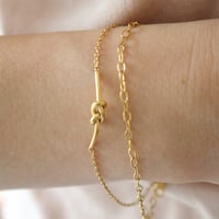 double chain bracelet