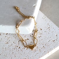 heart top bracelet