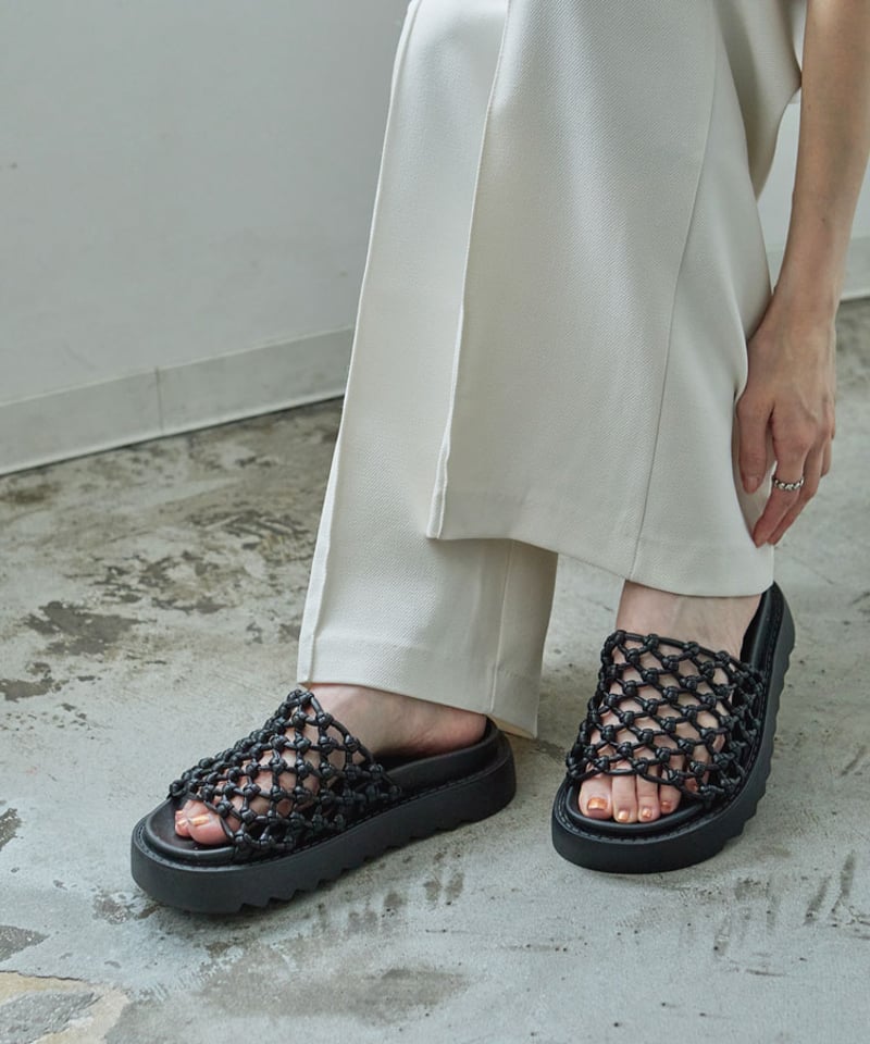 メッシュ編みサンダル buaa0013 | Bulue.