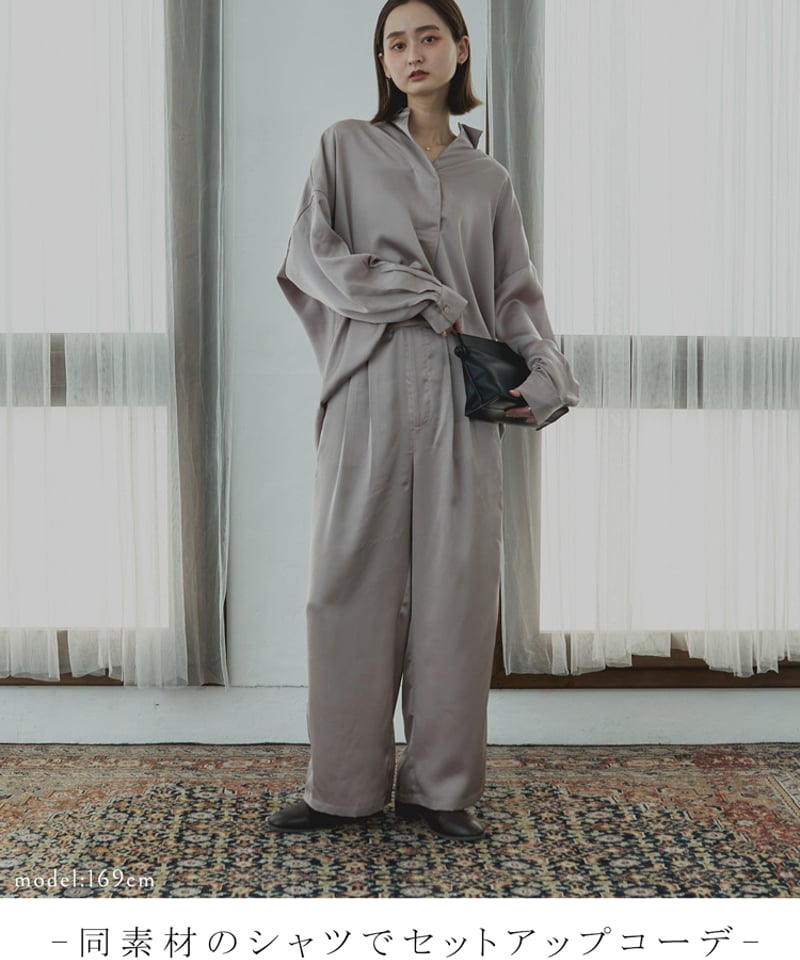 ライン入りサテンパンツ BUAJ0004 | Bulue. ライン入りサテンパンツ BUAJ0004 | Bulue.