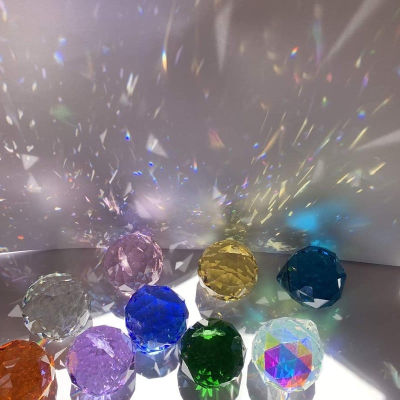 サンキャッチャー　K9クリスタルガラス　40mm サンキャッチャーK9クリスタルガラス40mm