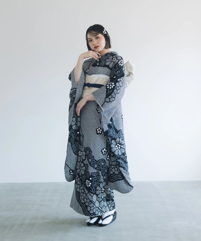 総絞り ブラック | lys amie blanc