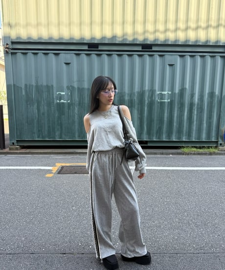 レースラインパンツ【GRAY】